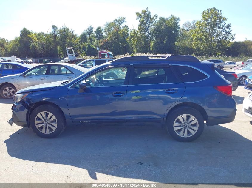 2019 Subaru Outback 2.5I Premium VIN: 4S4BSAFC0K3276184 Lot: 40540699