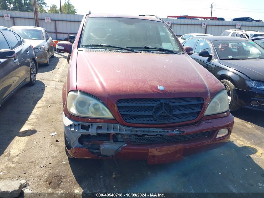 2002 Mercedes-Benz Ml 320 VIN: 4JGAB54E22A338347 Lot: 40540718