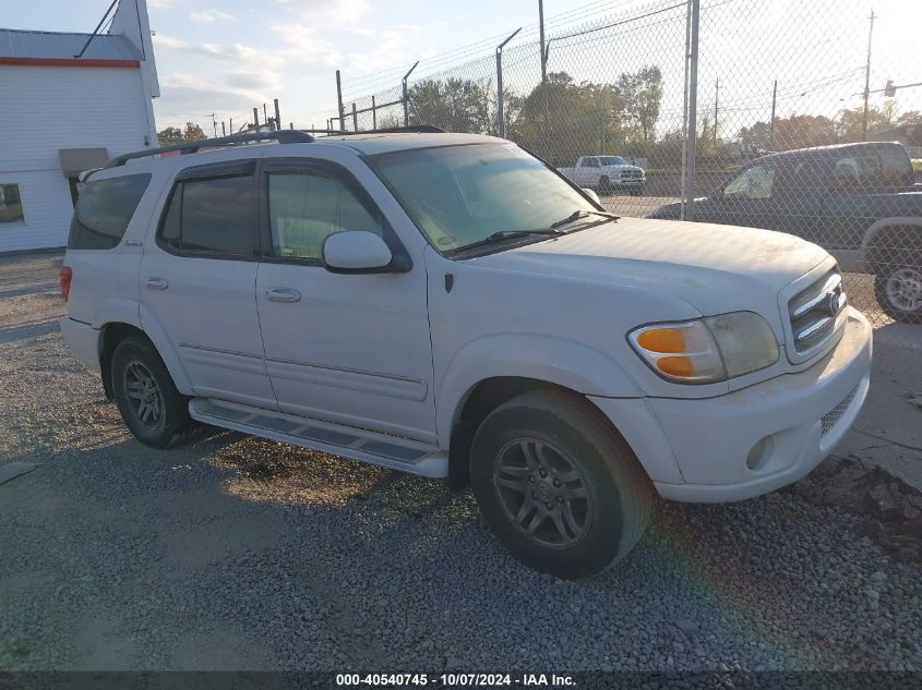 2004 Toyota Sequoia Limited V8 VIN: 5TDBT48A64S212828 Lot: 40540745