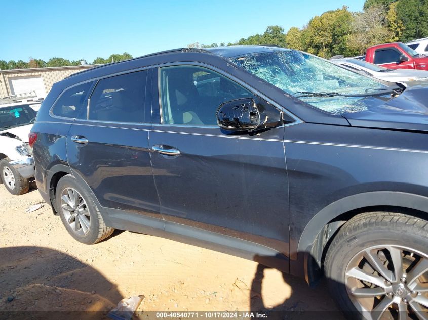 2017 Hyundai Santa Fe Se VIN: KM8SM4HF7HU224041 Lot: 40540771