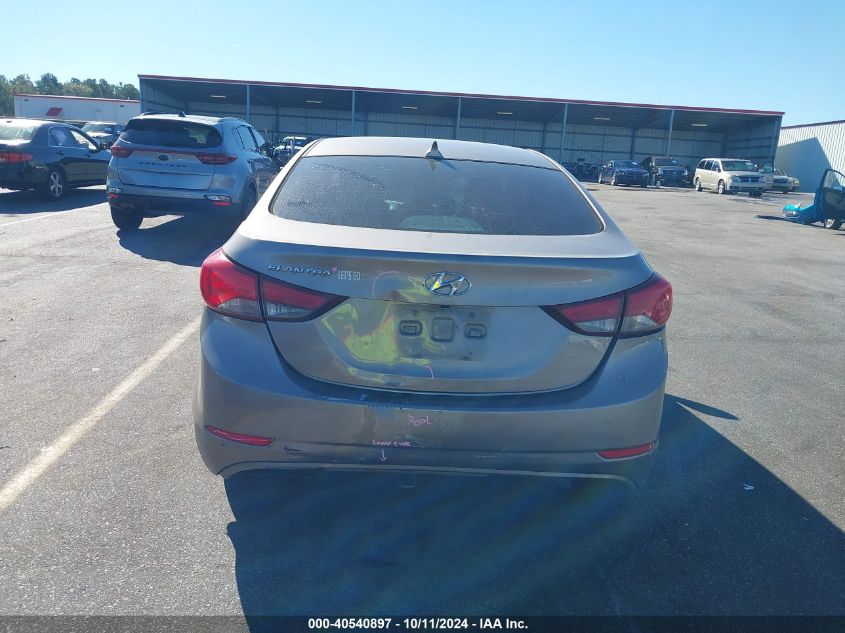 5NPDH4AE8FH612499 2015 Hyundai Elantra Se