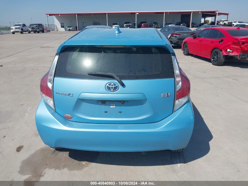 2016 Toyota Prius C Two VIN: JTDKDTB32G1131649 Lot: 40540903