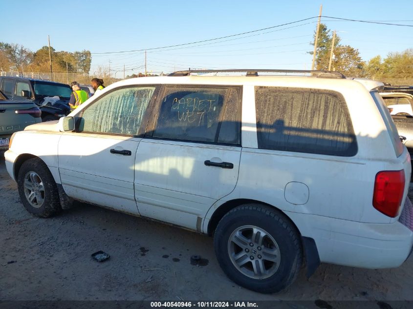 2HKYF18413H542665 2003 Honda Pilot Ex