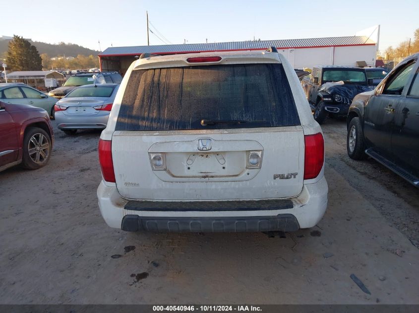 2HKYF18413H542665 2003 Honda Pilot Ex