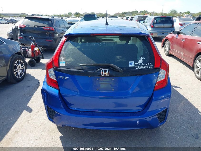 2016 Honda Fit Lx VIN: JHMGK5H50GS008280 Lot: 40540974