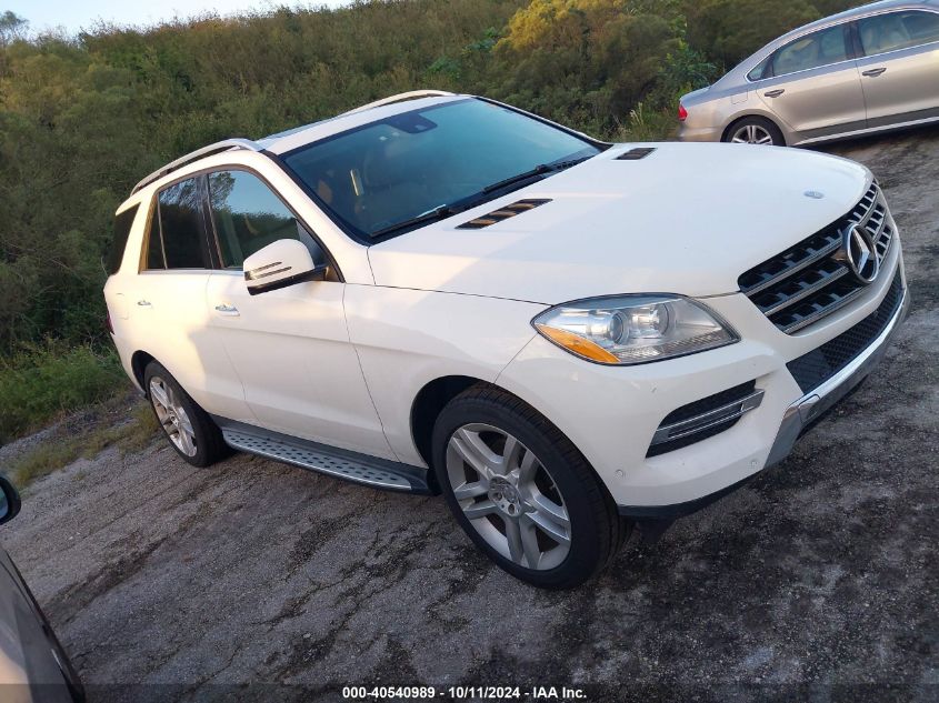 VIN 4JGDA5JB1FA474307 2015 MERCEDES-BENZ ML 350 no.1