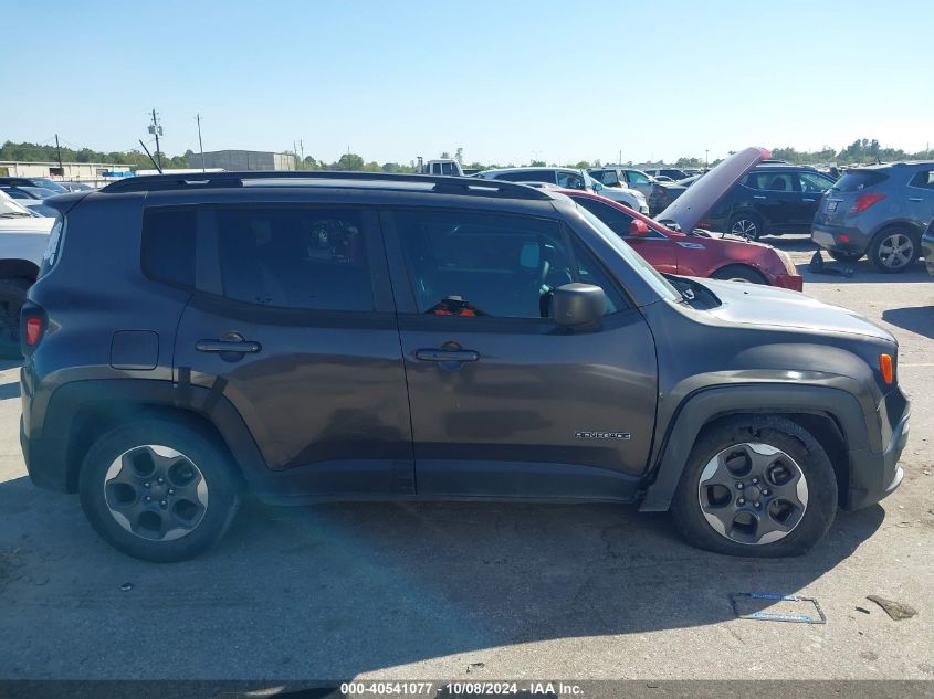 2017 Jeep Renegade Sport Fwd VIN: ZACCJAAB9HPG05222 Lot: 40541077