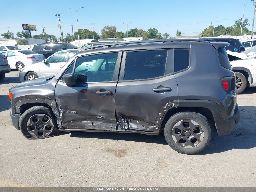 2017 Jeep Renegade Sport Fwd VIN: ZACCJAAB9HPG05222 Lot: 40541077