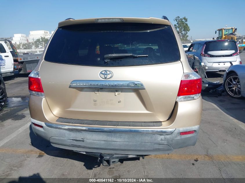 2012 Toyota Highlander Se V6 VIN: 5TDZK3EH5CS085243 Lot: 40541162