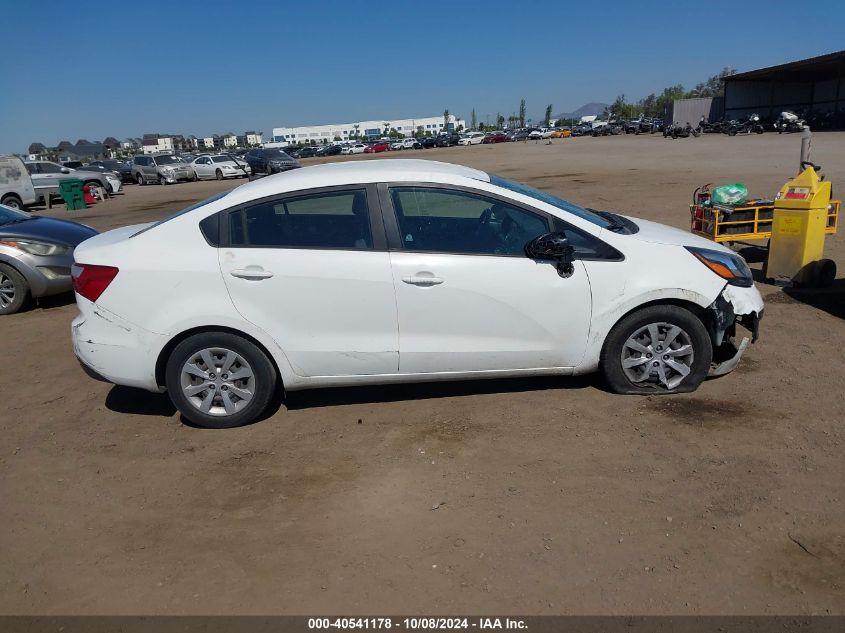 2014 Kia Rio Lx VIN: KNADM4A30E6415469 Lot: 40541178