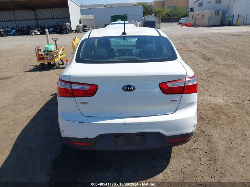 2014 Kia Rio Lx VIN: KNADM4A30E6415469 Lot: 40541178