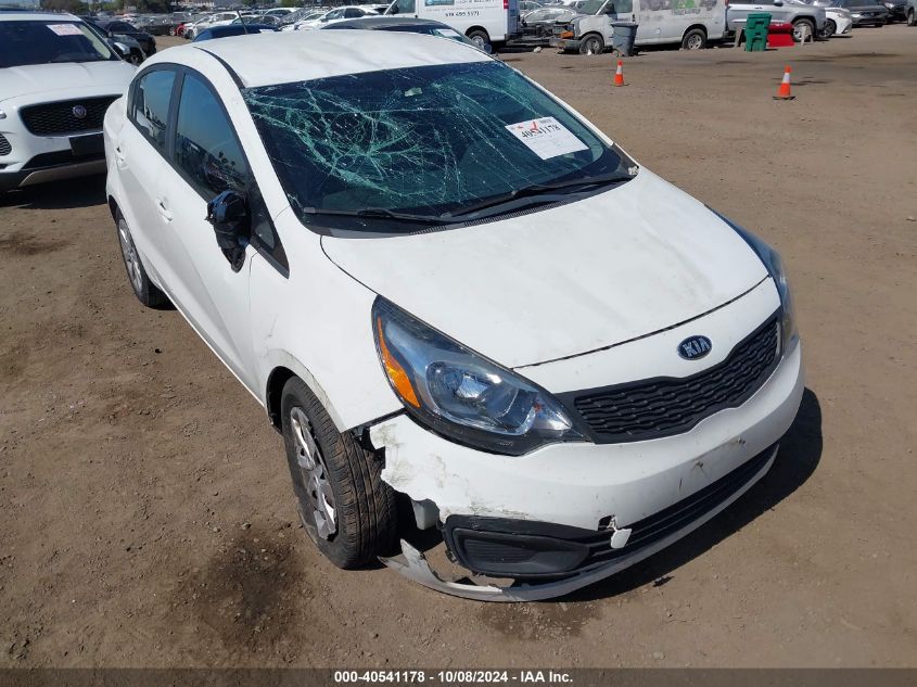 2014 Kia Rio Lx VIN: KNADM4A30E6415469 Lot: 40541178