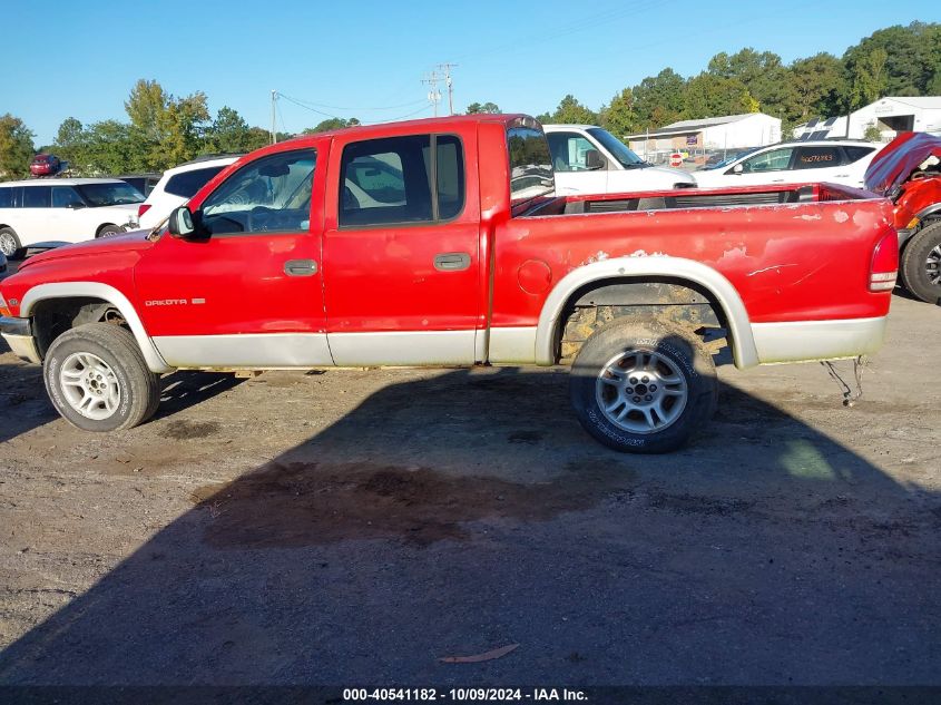 2002 Dodge Dakota Slt VIN: 1B7HG48N12S563961 Lot: 40541182