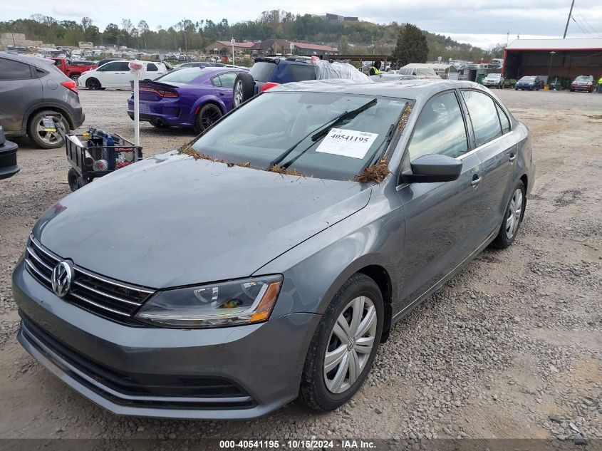 2017 Volkswagen Jetta 1.4T S VIN: 3VW2B7AJ6HM392877 Lot: 40541195