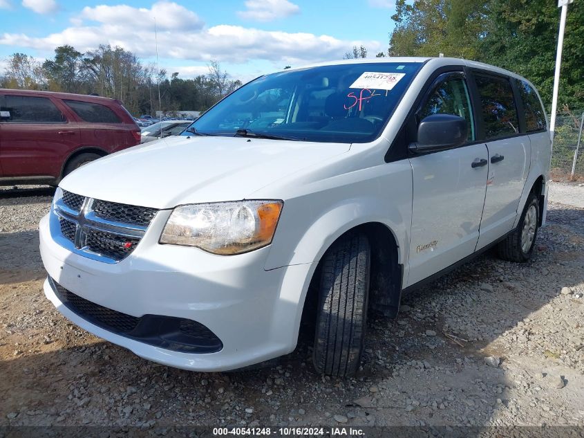 2019 Dodge Grand Caravan Se VIN: 2C7WDGBG8KR801949 Lot: 40541248