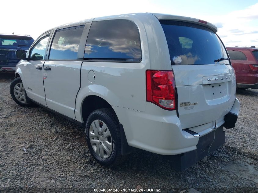 2019 Dodge Grand Caravan Se VIN: 2C7WDGBG8KR801949 Lot: 40541248