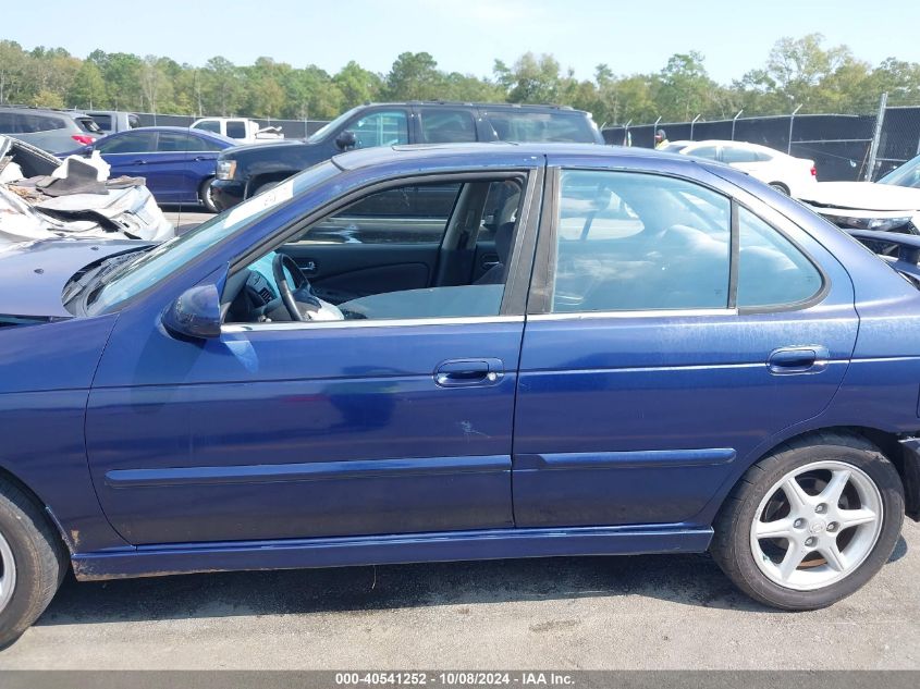 2001 Nissan Sentra Se VIN: 3N1BB51D71L109872 Lot: 40541252