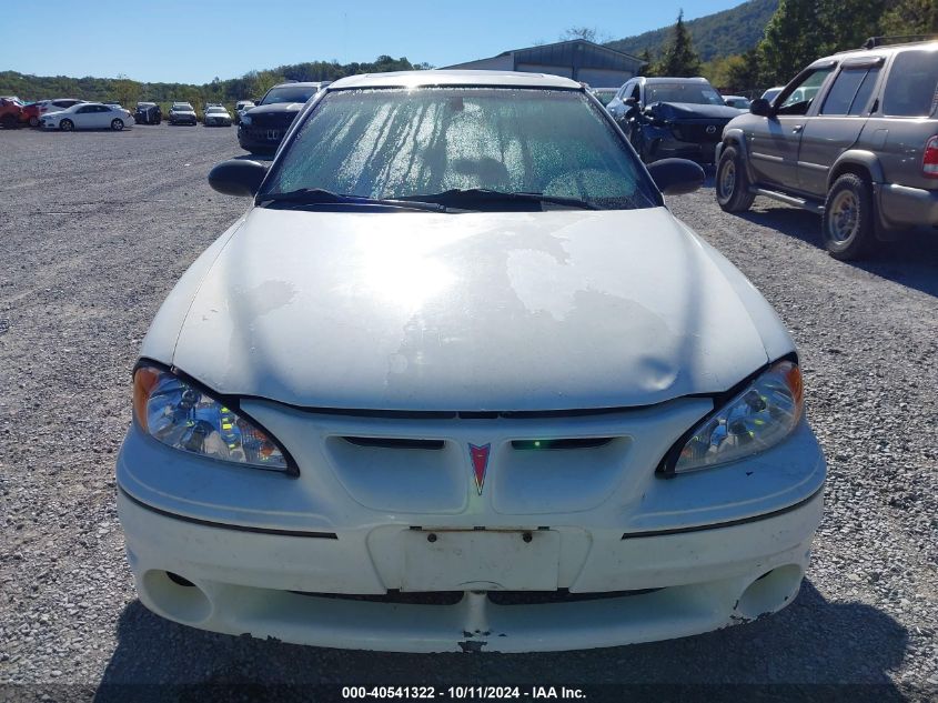 2003 Pontiac Grand Am Gt VIN: 1G2NW52EX3M699522 Lot: 40541322