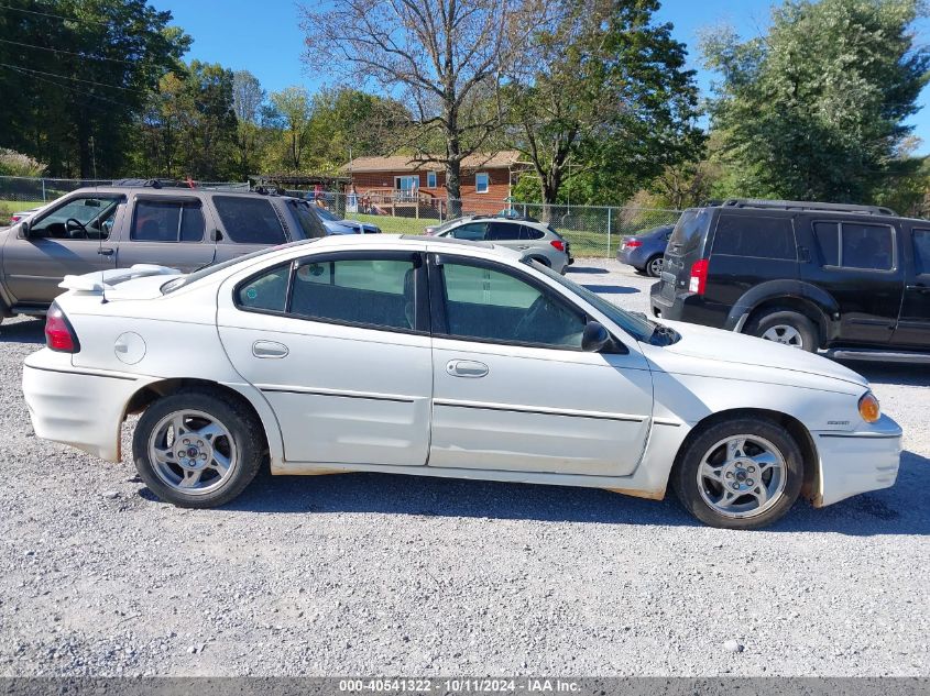 2003 Pontiac Grand Am Gt VIN: 1G2NW52EX3M699522 Lot: 40541322