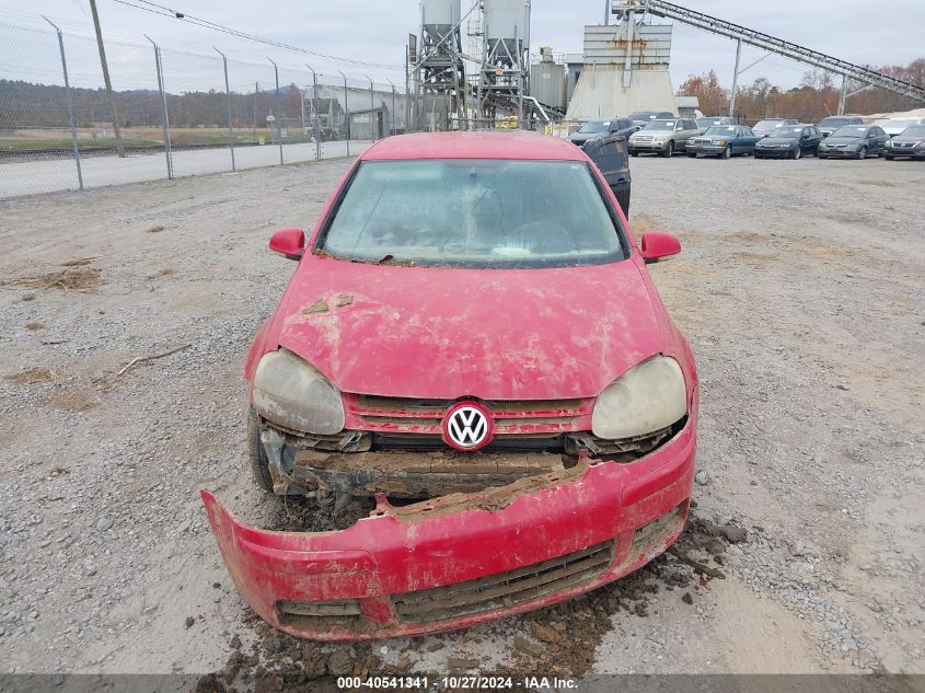 2007 Volkswagen Rabbit 4-Door VIN: WVWCR91K17W088491 Lot: 40541341