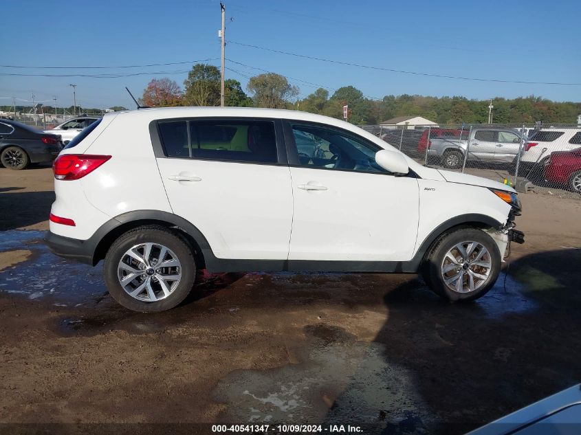 2016 Kia Sportage Lx VIN: KNDPBCAC8G7827278 Lot: 40541347