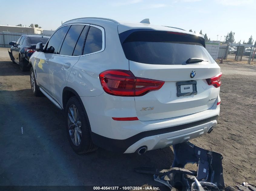 VIN 5UXTR7C57KLF24302 2019 BMW X3, Sdrive30I no.3