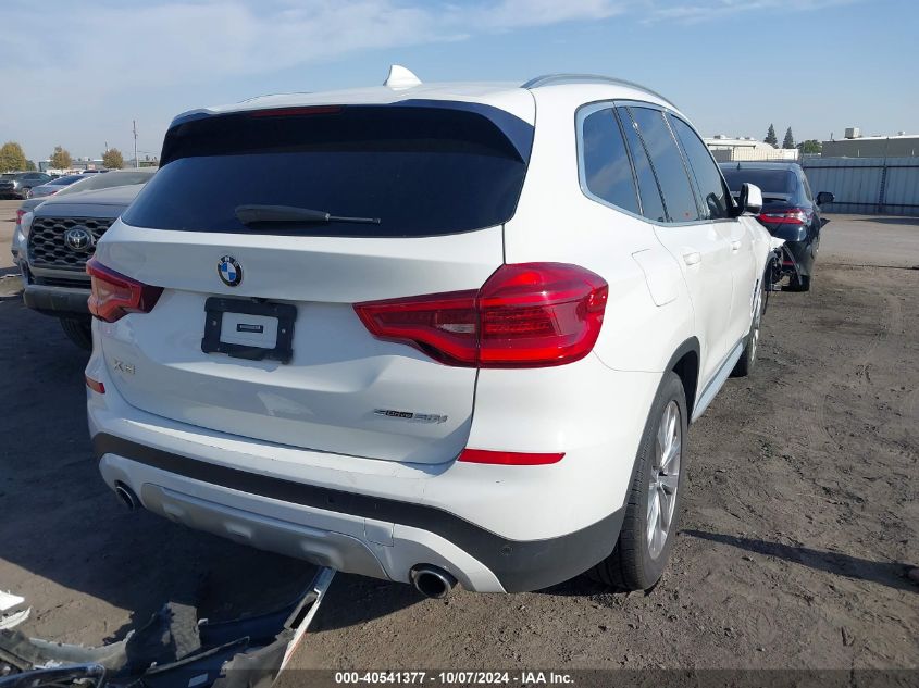 VIN 5UXTR7C57KLF24302 2019 BMW X3, Sdrive30I no.4