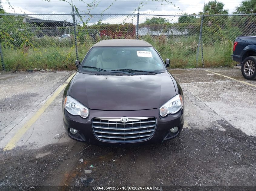 2004 Chrysler Sebring Limited VIN: 1C3EL65R24N234063 Lot: 40541395