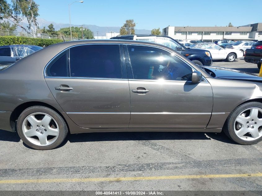 2005 Lexus Ls 430 430 VIN: JTHBN36F155004347 Lot: 40541413