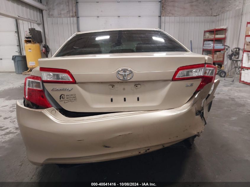 2012 Toyota Camry Le VIN: 4T4BF1FK5CR175378 Lot: 40541416