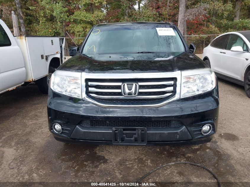 2013 Honda Pilot Touring VIN: 5FNYF4H98DB017891 Lot: 40541425