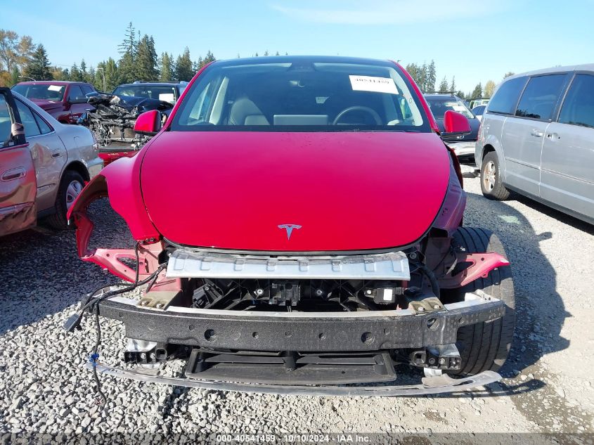 2021 Tesla Model Y Long Range Dual Motor All-Wheel Drive VIN: 5YJYGDEE2MF217552 Lot: 40541459