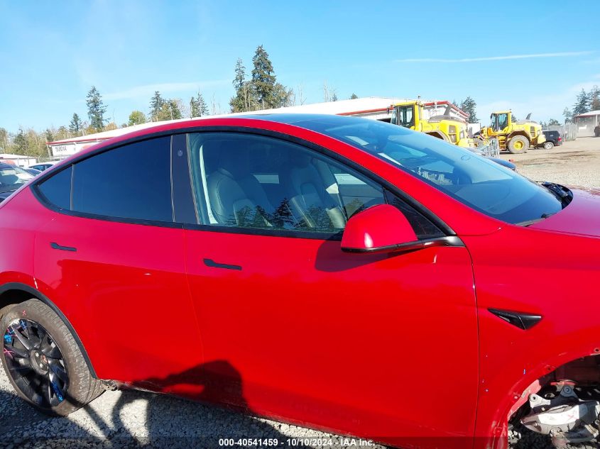 2021 TESLA MODEL Y LONG RANGE DUAL MOTOR ALL-WHEEL DRIVE - 5YJYGDEE2MF217552