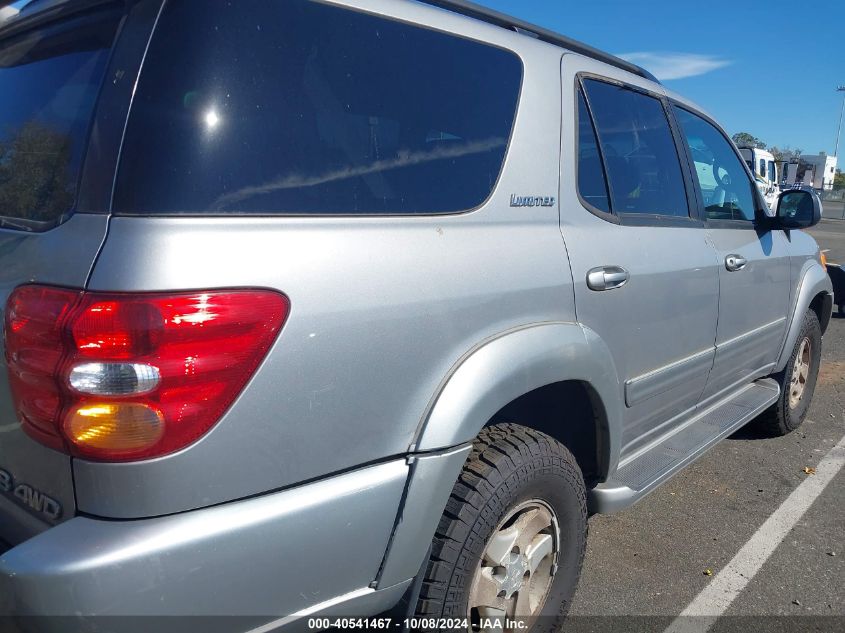 2002 Toyota Sequoia Limited V8 VIN: 5TDBT48A32S071357 Lot: 40541467