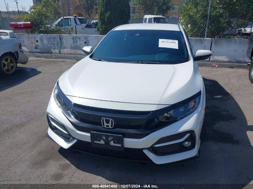 SHHFK7H41MU412678 2021 Honda Civic Sport