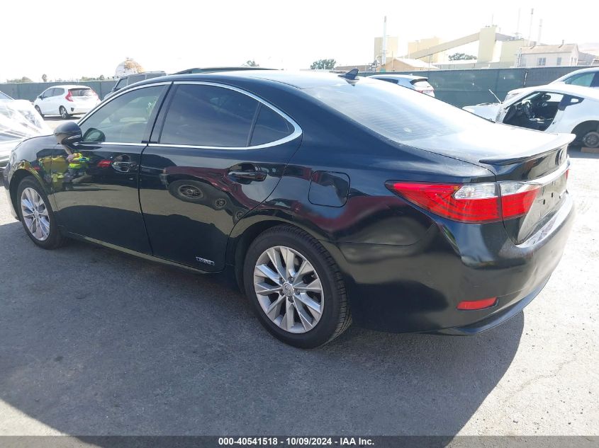 VIN JTHBW1GG8E2057038 2014 Lexus ES, 300H no.3