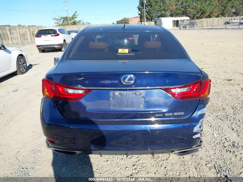 2013 Lexus Gs 350 VIN: JTHCE1BL3D5005888 Lot: 40541523