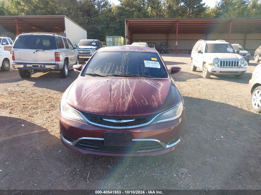 2015 Chrysler 200 C VIN: 1C3CCCCB6FN545543 Lot: 40541583