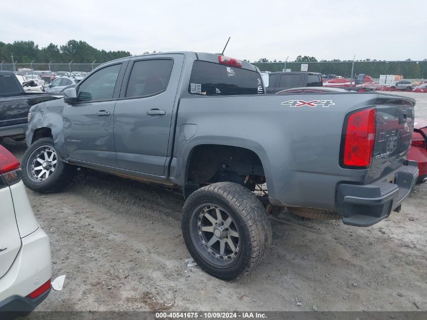 2021 Chevrolet Colorado 4Wd Short Box Wt VIN: 1GCGTBEN3M1130988 Lot: 40541675