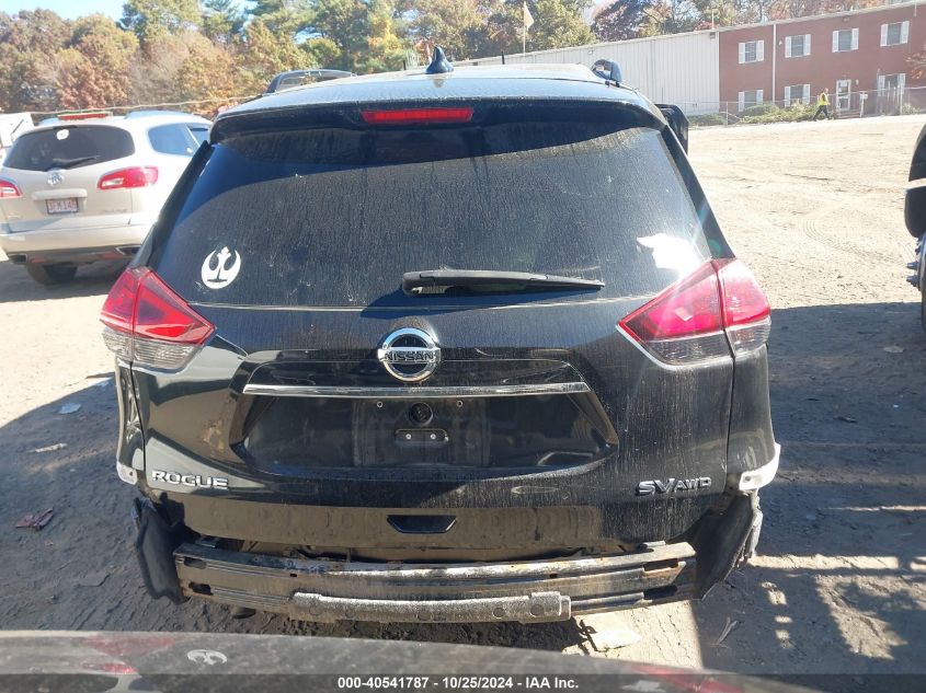 2017 Nissan Rogue Sv VIN: 5N1AT2MV0HC813681 Lot: 40541787