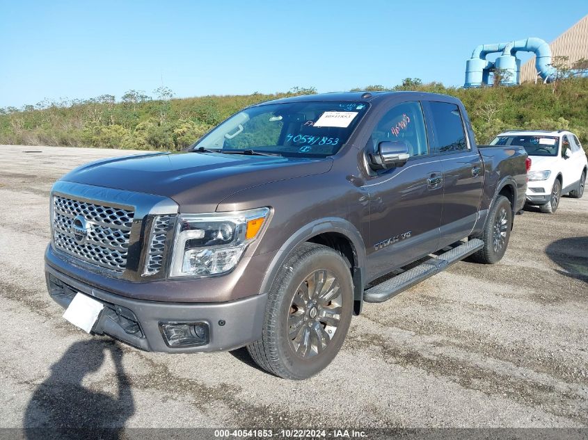 VIN 1N6AA1E66KN503927 2019 Nissan Titan, Platinum R... no.2