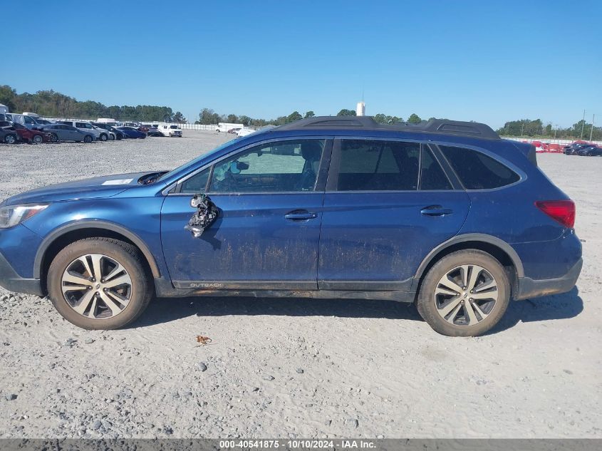 2019 Subaru Outback 2.5I Limited VIN: 4S4BSANC4K3262855 Lot: 40541875