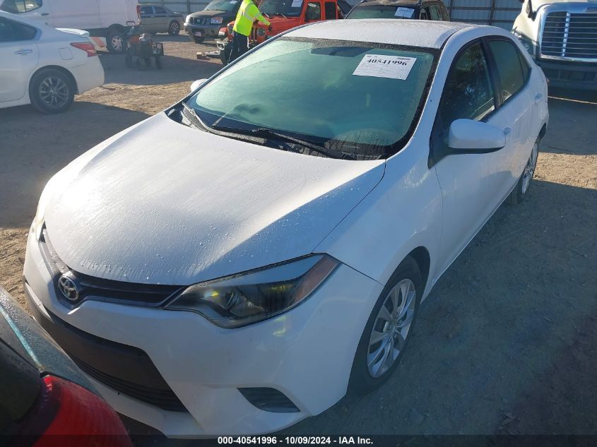 5YFBURHE1GP431092 2016 Toyota Corolla L/Le/Le Pls/Prm/S/S Pls