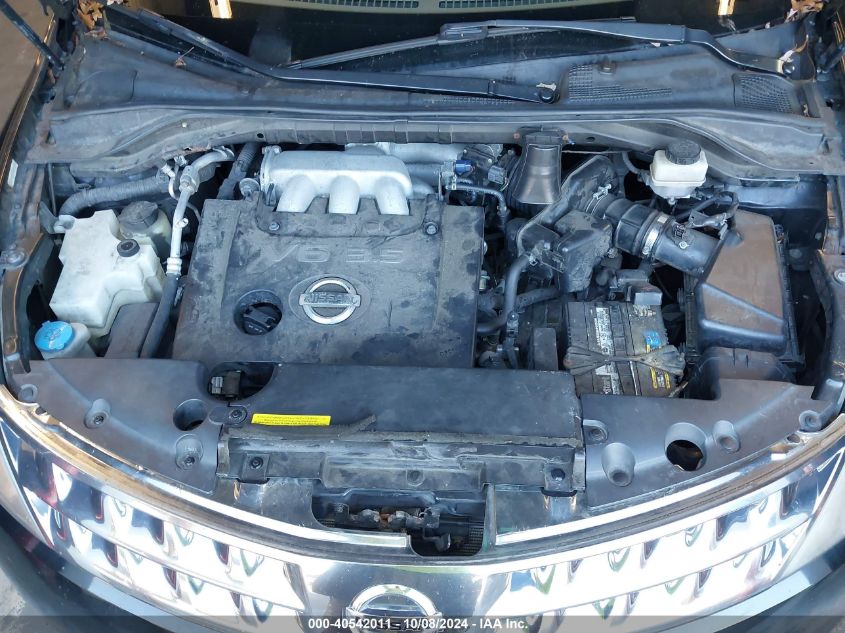 JN8AZ08W37W610974 2007 Nissan Murano Sl/Se/S