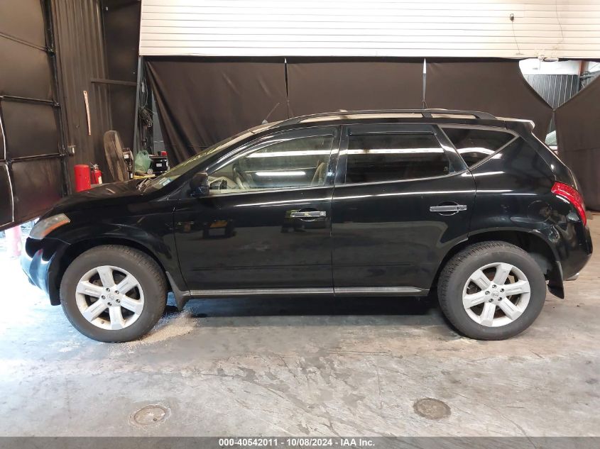 JN8AZ08W37W610974 2007 Nissan Murano Sl/Se/S