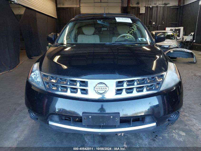 JN8AZ08W37W610974 2007 Nissan Murano Sl/Se/S