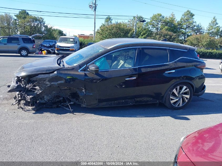 2020 Nissan Murano Sl Fwd VIN: 5N1AZ2CJ4LN112815 Lot: 40542055