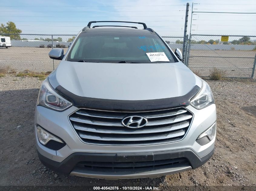 2016 Hyundai Santa Fe Limited VIN: KM8SR4HF7GU132881 Lot: 40542076