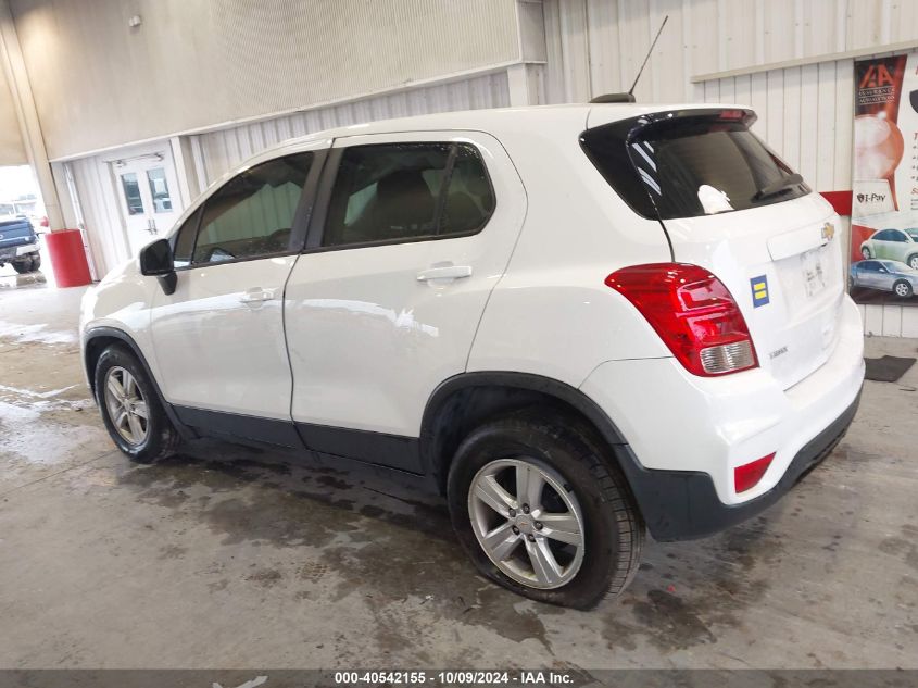 2020 Chevrolet Trax Ls VIN: KL7CJKSB0LB314452 Lot: 40542155