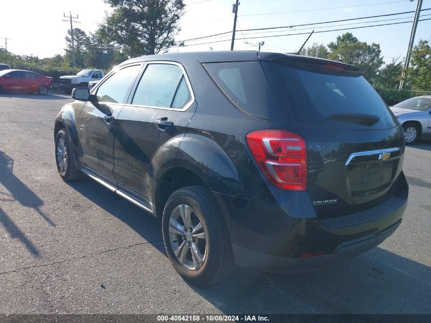 2017 CHEVROLET EQUINOX LS - 2GNALBEK2H1552527